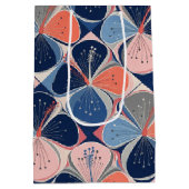 Kust Tropisch Hibiscus Patroon (7) Medium Cadeauzakje (Achterkant)