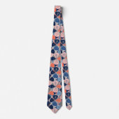 Kust Tropisch Hibiscus Patroon (7) Stropdas (Voorkant)