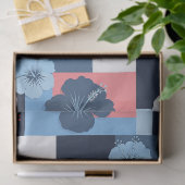Kust Tropisch Hibiscuspatroon (11) Tissuepapier (Geschenk)