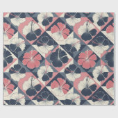 Kust Tropisch Hibiscuspatroon (3) Cadeaupapier (Vlak)