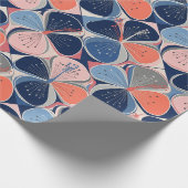 Kust Tropisch Hibiscuspatroon (7) Cadeaupapier (Hoek)