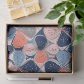 Kust Tropisch Hibiscuspatroon (7) Tissuepapier (Geschenk)