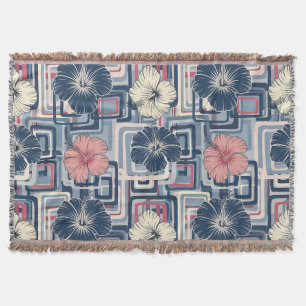 Kust Tropische Hibiscus Patroon (10) Deken