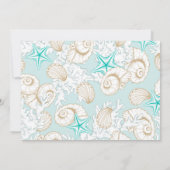 kust turquoise Stationery Note Kaart Notitiekaartje (Achterkant)