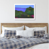 Kust uitzicht schilderij canvas afdruk (Insitu (Slaapkamer))