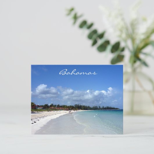 kust van bahamas briefkaart (Staand voorkant)