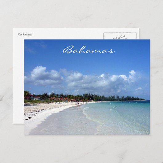kust van bahamas briefkaart (Voorkant / Achterkant)