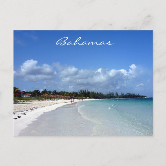 kust van bahamas briefkaart (Voorkant)