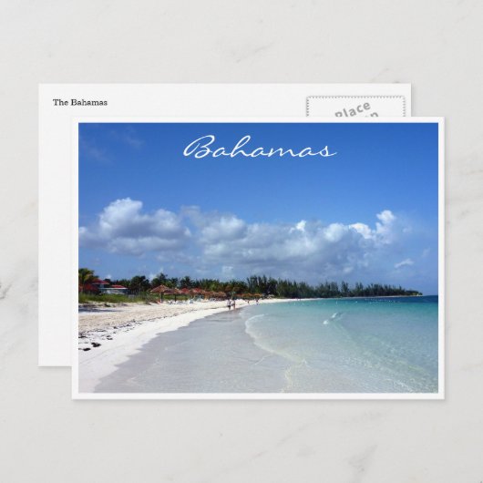 kust van bahamas briefkaart (Voorkant / Achterkant)