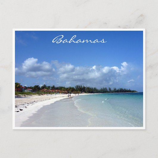 kust van bahamas briefkaart (Voorkant)