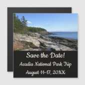 Kust van Bar Island in Acadia National Park (Voorkant / Achterkant)