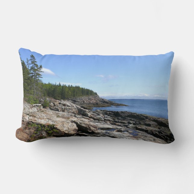 Kust van Bar Island in Acadia National Park Kussen (Voorkant)