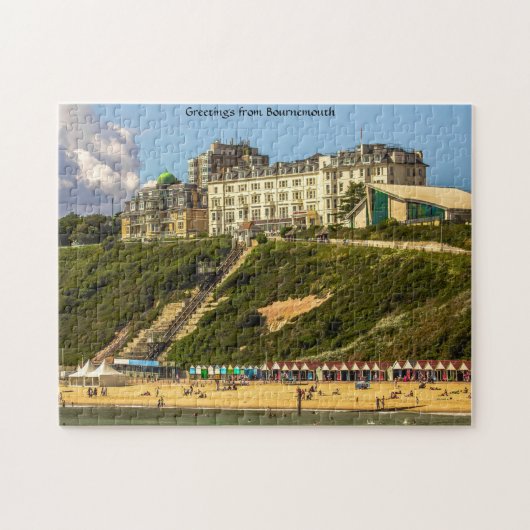 Kust van Bournemouth Legpuzzel (Horizontaal)