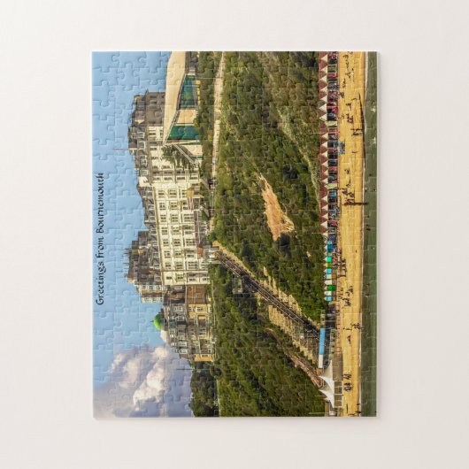 Kust van Bournemouth Legpuzzel (Verticaal)