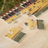 Kust van Bournemouth. Legpuzzel (Zijkant)