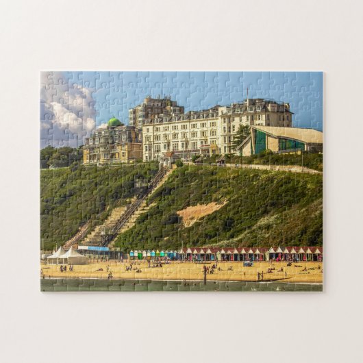 Kust van Bournemouth. Legpuzzel (Horizontaal)