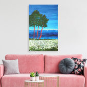 kust van Bretagne Canvas Afdruk (Insitu (Woonkamer))