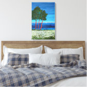 kust van Bretagne Canvas Afdruk (Insitu (Slaapkamer))