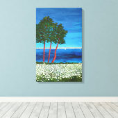 kust van Bretagne Canvas Afdruk (Insitu (Houten vloer))