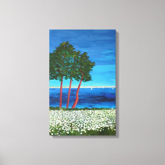 kust van Bretagne Canvas Afdruk (Voorkant)