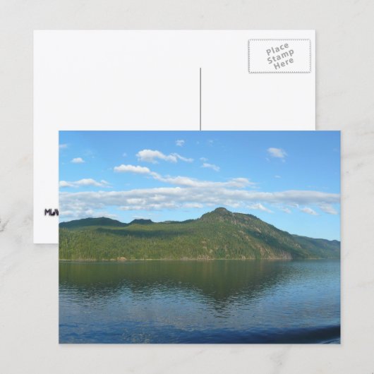 Kust van British Columbia in Schilderachtig Canada Briefkaart (Voorkant / Achterkant)