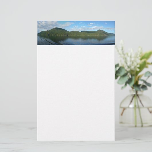 Kust van British Columbia in Schilderachtig Canada Briefpapier (Staand voorkant)