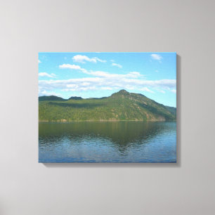 Kust van British Columbia in Schilderachtig Canada Canvas Afdruk