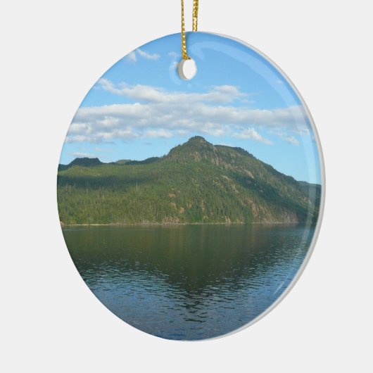 Kust van British Columbia in Schilderachtig Canada Keramisch Ornament (Links)