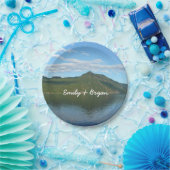 Kust van British Columbia in Schilderachtig Canada Papieren Bordje (Feest)