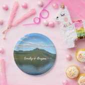 Kust van British Columbia in Schilderachtig Canada Papieren Bordje (Feest)