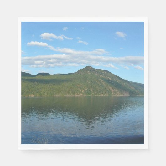 Kust van British Columbia in Schilderachtig Canada Servet (Voorkant)