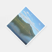 Kust van British Columbia in Schilderachtig Canada Servet (Hoek)