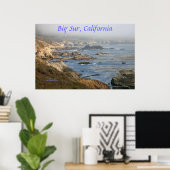 Kust van Californië - Big Sur - Poster (Thuiskantoor)