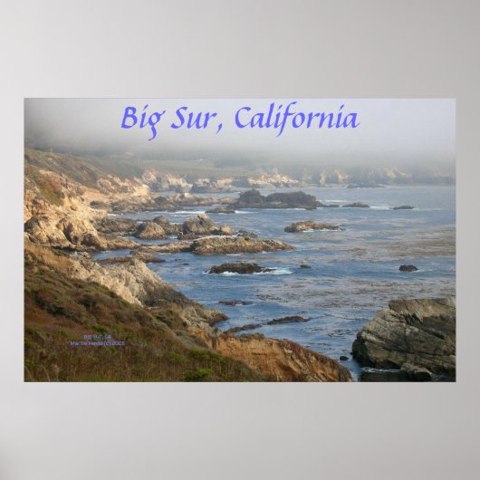 Kust van Californië - Big Sur - Poster (Voorkant)