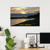 Kust van Californië - Carmel - Poster (Thuiskantoor)