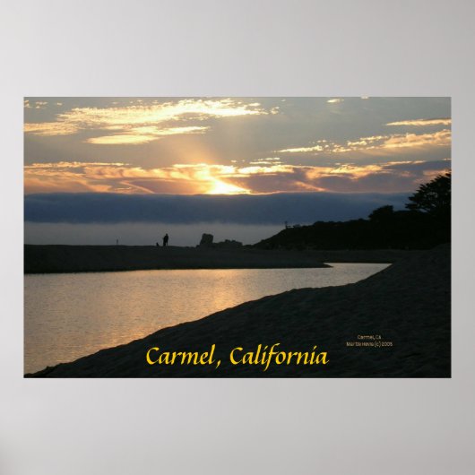 Kust van Californië - Carmel - Poster (Voorkant)