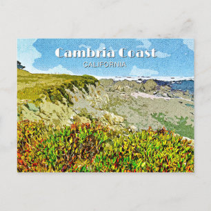 Kust van Cambria Briefkaart