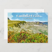Kust van Cambria Briefkaart (Voorkant / Achterkant)