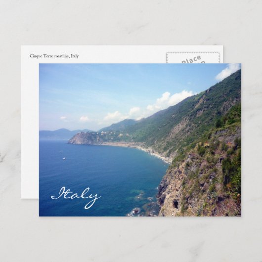 kust van cinque terre briefkaart (Voorkant / Achterkant)