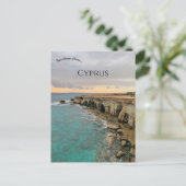 Kust van Cyprus Briefkaart (Staand voorkant)