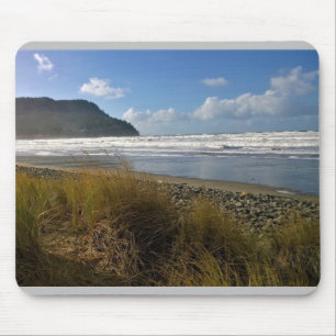 Kust van de grot, de zee, de oregonkust muismat