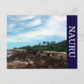 kust van de nauru briefkaart (Voorkant)