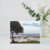kust van de nauru briefkaart (Staand voorkant)