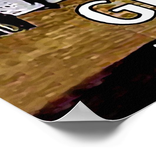 Kust van een meer van Genève, Zwitserland Poster (Hoek)