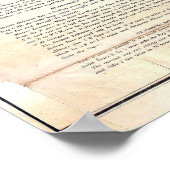 kust van Florida Panhandle Map Poster (Hoek)