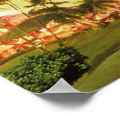 kust van Hawaï Poster (Hoek)