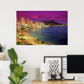 kust van Hawaï Poster (Thuiskantoor)