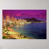 kust van Hawaï Poster (Voorkant)