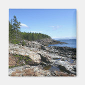 kust van het eiland Bar in het nationaal park Acad Magneet (Voorkant)