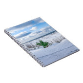 Kust van het Oostzeegebied met sneeuw in de winter Notitieboek (Rechterzijde)